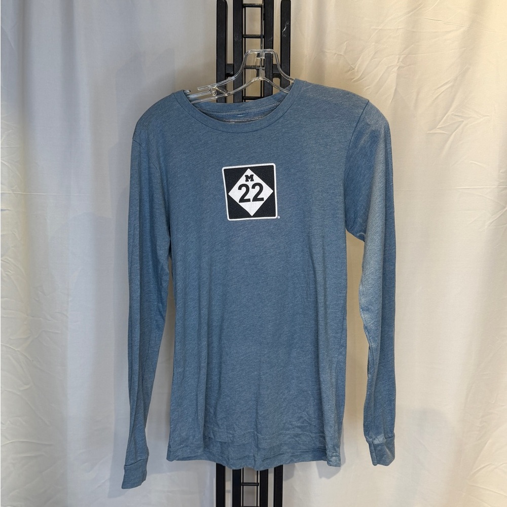 Men's Stylish Blue Long Sleeve‎ Shirt